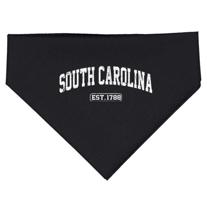 South Carolina Vintage State Athletic Style USA-Made Doggie Bandana