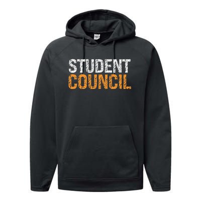 Student Council Vintage Performance Fleece Hoodie