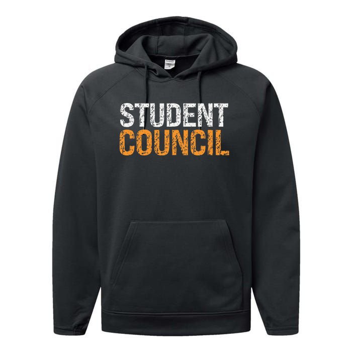 Student Council Vintage Performance Fleece Hoodie