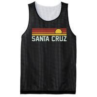 Santa Cruz Vintage Beach Sunset California Santa Cruz Summer Mesh Reversible Basketball Jersey Tank