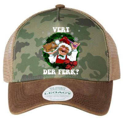 Swedish Chef Vert Der Ferk Christmas Swedish Chef Christmas Funny Legacy Tie Dye Trucker Hat