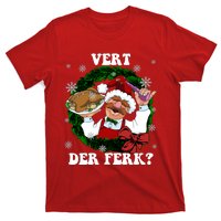 Swedish Chef Vert Der Ferk Christmas Swedish Chef Christmas Funny T-Shirt