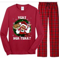 Swedish Chef Vert Der Ferk Christmas Swedish Chef Christmas Funny Long Sleeve Pajama Set