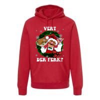 Swedish Chef Vert Der Ferk Christmas Swedish Chef Christmas Funny Premium Hoodie