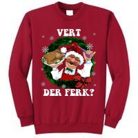 Swedish Chef Vert Der Ferk Christmas Swedish Chef Christmas Funny Tall Sweatshirt