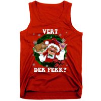 Swedish Chef Vert Der Ferk Christmas Swedish Chef Christmas Funny Tank Top