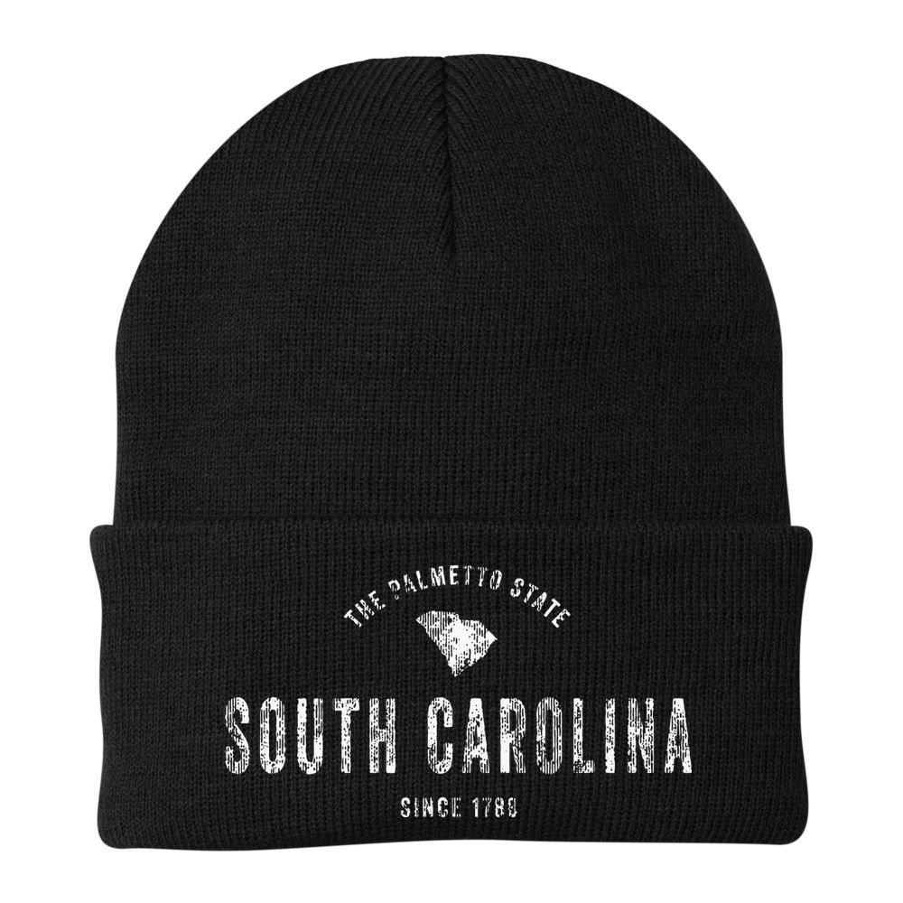South Carolina Vintage Sports Design Retro Sc Beanie