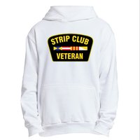 Strip Club Veteran Funny Joke Club Badge Emblem Humor Graphic Urban Pullover Hoodie