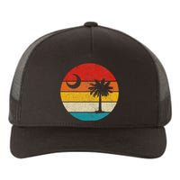 South Carolina Vintage State Flag Palmetto Moon SC Pride Yupoong Adult 5-Panel Trucker Hat