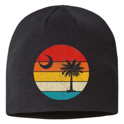 South Carolina Vintage State Flag Palmetto Moon SC Pride Sustainable Beanie