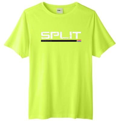 Split Croatia Vintage Retro Tall Fusion ChromaSoft Performance T-Shirt