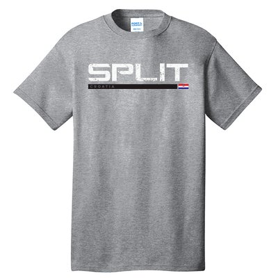 Split Croatia Vintage Retro Tall T-Shirt