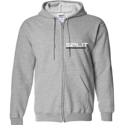 Split Croatia Vintage Retro Full Zip Hoodie