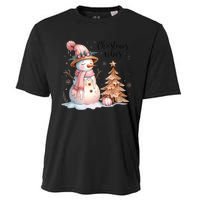 Snowman Christmas Vibes Cute Xmas Tree Winter Wonderland Tank Top Cooling Performance Crew T-Shirt