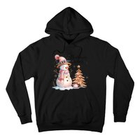 Snowman Christmas Vibes Cute Xmas Tree Winter Wonderland Tank Top Hoodie