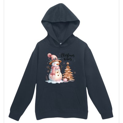 Snowman Christmas Vibes Cute Xmas Tree Winter Wonderland Tank Top Urban Pullover Hoodie