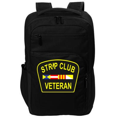 Strip Club Veteran Funny Veteran Impact Tech Backpack