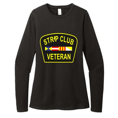 Strip Club Veteran Funny Veteran Womens CVC Long Sleeve Shirt