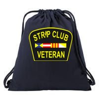 Strip Club Veteran Funny Veteran Drawstring Bag