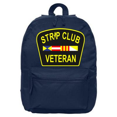 Strip Club Veteran Funny Veteran 16 in Basic Backpack