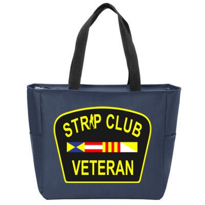 Strip Club Veteran Funny Veteran Zip Tote Bag