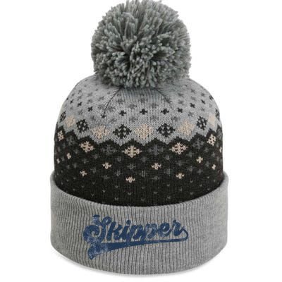 Skipper Cute Vintage Graphic The Baniff Cuffed Pom Beanie