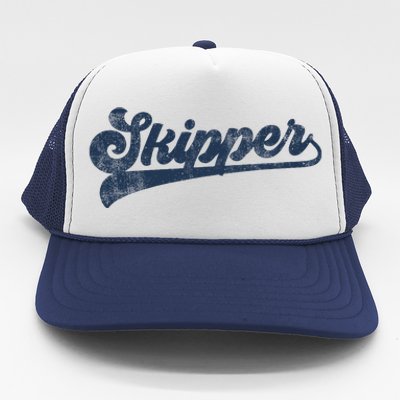 Skipper Cute Vintage Graphic Trucker Hat