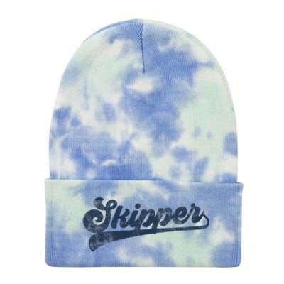 Skipper Cute Vintage Graphic Tie Dye 12in Knit Beanie