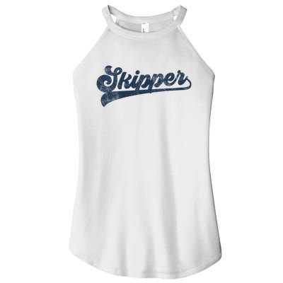 Skipper Cute Vintage Graphic Women’s Perfect Tri Rocker Tank