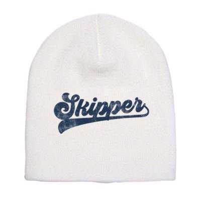 Skipper Cute Vintage Graphic Short Acrylic Beanie