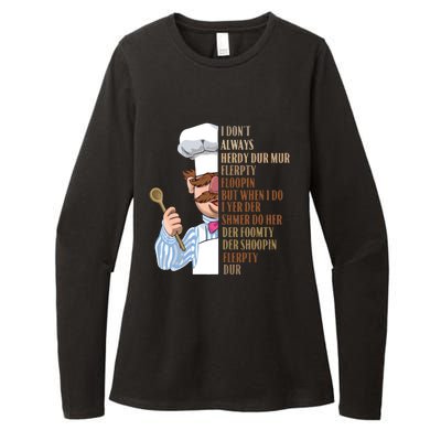 Swedish Chef Vert Der Ferk Womens CVC Long Sleeve Shirt