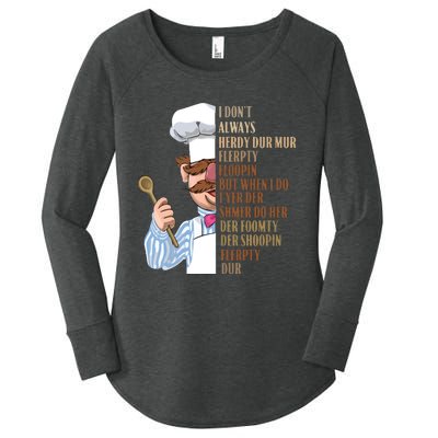 Swedish Chef Vert Der Ferk Women's Perfect Tri Tunic Long Sleeve Shirt