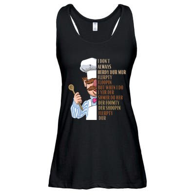 Swedish Chef Vert Der Ferk Ladies Essential Flowy Tank