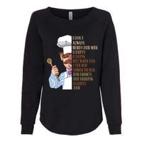 Swedish Chef Vert Der Ferk Womens California Wash Sweatshirt