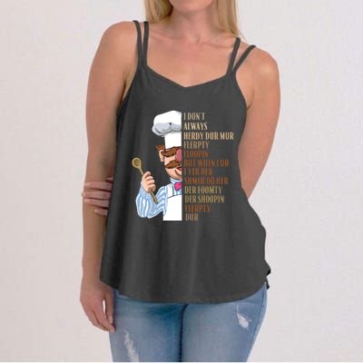 Swedish Chef Vert Der Ferk Women's Strappy Tank