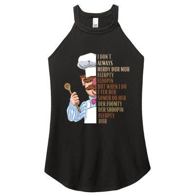 Swedish Chef Vert Der Ferk Women's Perfect Tri Rocker Tank