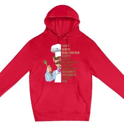 Swedish Chef Vert Der Ferk Premium Pullover Hoodie