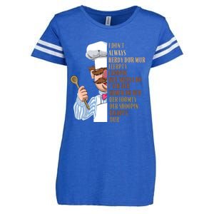 Swedish Chef Vert Der Ferk Enza Ladies Jersey Football T-Shirt