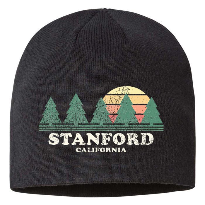 S.T.A.N.F.O.R.D Ca Vintage Throwback Retro 70s Design Sustainable Beanie