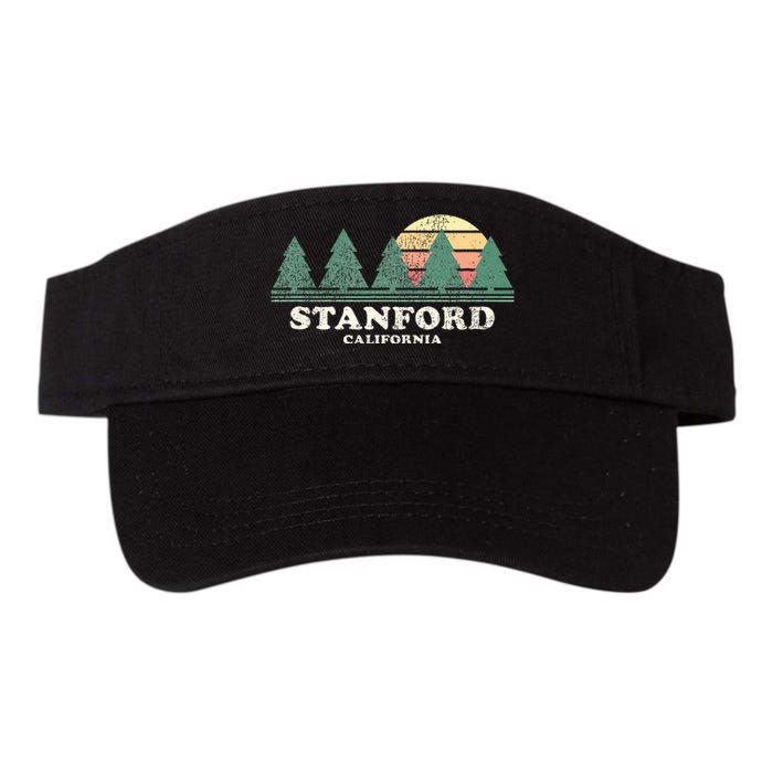 S.T.A.N.F.O.R.D Ca Vintage Throwback Retro 70s Design Valucap Bio-Washed Visor