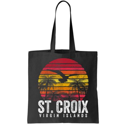 St. Croix Vintage Retro Sunset Beach Island Gift Bag