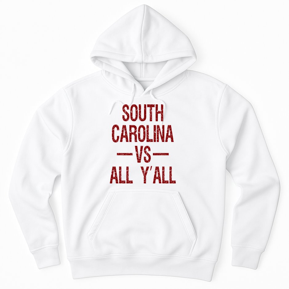 South Carolina Vs All YAll Vintage Weathered Southerner Hoodie