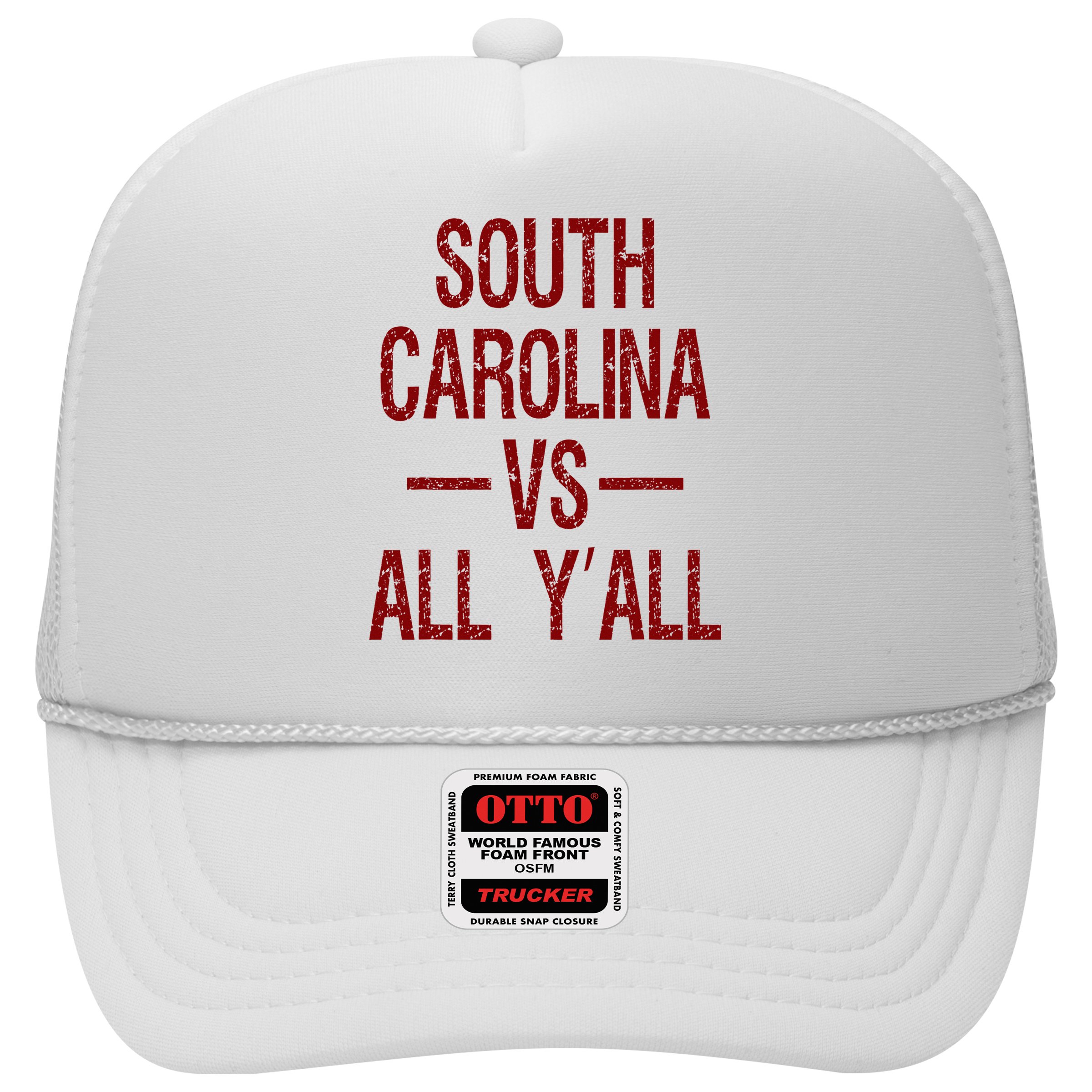 South Carolina Vs All YAll Vintage Weathered Southerner Hat