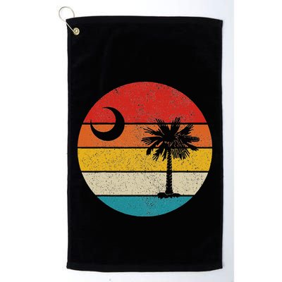South Carolina Vintage State Flag Palmetto Moon Sc Pride Golf Towel