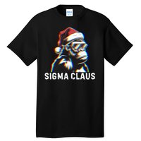 Sigma Claus Vintage Funny Christmas Sigma Costume Tall T-Shirt