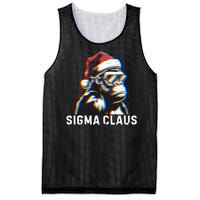 Sigma Claus Vintage Funny Christmas Sigma Costume Mesh Reversible Basketball Jersey Tank