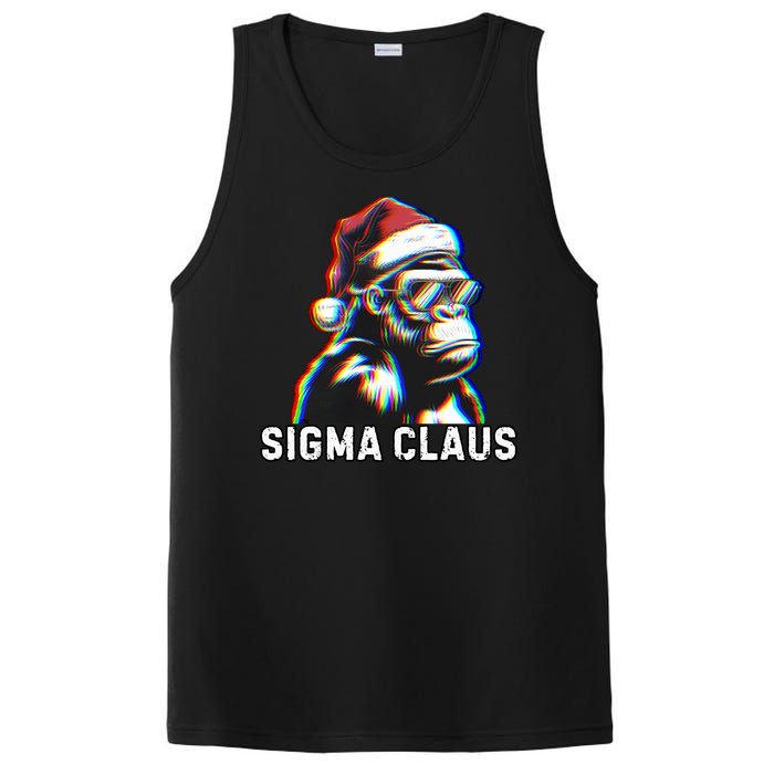 Sigma Claus Vintage Funny Christmas Sigma Costume PosiCharge Competitor Tank