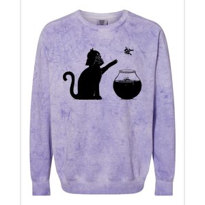 Sw Cat Vader Premium Cat Colorblast Crewneck Sweatshirt