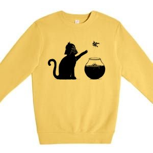 Sw Cat Vader Premium Cat Premium Crewneck Sweatshirt