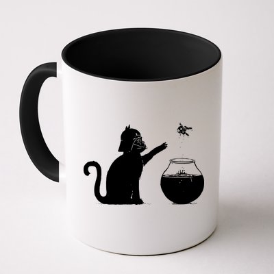 Cat And Fish Bow Parody Mug